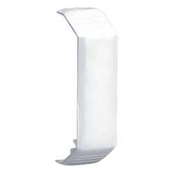 PANDUIT T45CCIW-X Union recta de tapa para uso con canaleta T45 Material PVC Rigido Color Blanco Mate