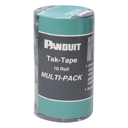 PANDUIT TTR-35RX0 Kit de 10 Rollos de Cinta de Contacto de 10.66 m de largo y 19.1 mm de ancho c/u Color Negro