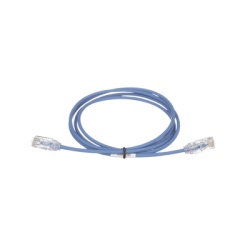 PANDUIT UTP28SP41BU Cable de Parcheo TX6 UTP Cat6 Diametro Reducido (28AWG) Color Azul 12.5 Metros (41 Pies)