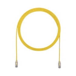 PANDUIT UTP28SP4YL Cable de Parcheo TX6 UTP Cat6 Diametro Reducido (28AWG) Color Amarillo 1.22 Metros (4 Pies)