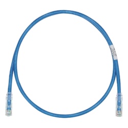 PANDUIT UTPSP8MBUY Cable de Parcheo TX6 UTP Cat6 24 AWG CM Color Azul 8 Metros (26.25 Pies)