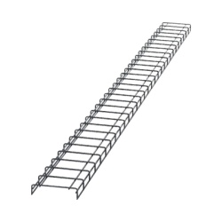 PANDUIT WG8BL10 Charola para Canalizacion Wyr-GridÂ® Tipo Malla Con Pintura Electrostatica en Color Negro 8 in (203.2 mm) de Ancho 53.1 mm de Alto y 3 m de Largo