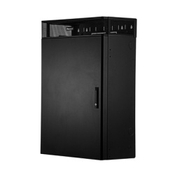 PANDUIT WME6BL Gabinete de Montaje en Pared TrueEdge? Con 6 UR para Equipo Activo y 6 UR para Paneles de Parcheo Fabricado en Acero Color Negro