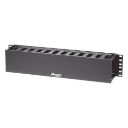 PANDUIT WMPF1E Organizador de Cables Horizontal PatchLink Sencillo (Solo Frontal) Para Rack de 19in 2UR