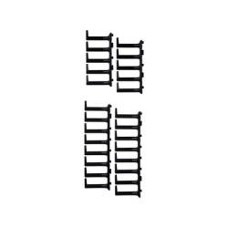 PANDUIT XGL-FMS42B Kit de Dedos Para Administracion de Cables en Gabinetes FlexFusion? Light de 42 UR Dedos de 100 mm de Longitud Color Negro