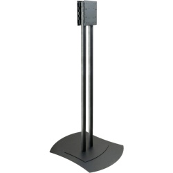 PEERLESS FPZ600 Soporte de Piso para Pantalla Plana / VESA 100, 200 x 100 y 200 x 200 mm / Carga Máxima 200 lb (90.7 kg) por Pantalla / Altura Ajustable en Postes de 72in(1829 mm) / Gestión de Cables Integrada / Base de Acero Reforzado