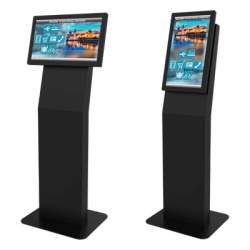 PEERLESS KIP522 Montaje tipo Kiosko Para Pantallas para interior Peerless-AV / Orientacion Paisaje o Retrato / Base Plana Rectangular / Puertas Traseras con Seguridad / Gestion Interna de Cables / Com