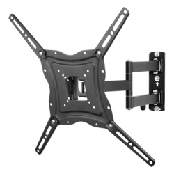 PEERLESS TVA2256 Soporte de Pared para pantallas con Movimiento Completo e Inclinacion / Tamano de pantalla desde 32-60 pulg / Compatible VESA 75x75 hasta 400x400 / Capacidad de Carga 30 kg / Acabado