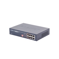 PLANET GSD-804P Switch PoE no Administrable 8 Puertos 10/100/1000 Mbps con 4 Puertos PoE 802.3af/at Modo Extender Hasta 250 mts