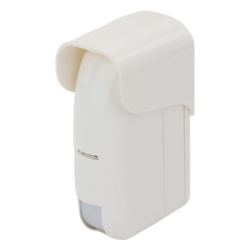 Politec NATWSI Sensor de Movimiento Tipo Cortina / 100 % Exterior / Alimentado por baterias / Doble tecnologia MW & PIR / Compatible con cualquier panel de alarma