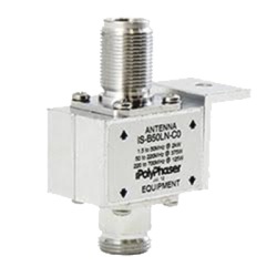 POLYPHASER IS-B50LN-C0 Protector Coaxial RF / 125-1000 MHz / 50 ? / Conectores N Hembra / Bloqueo DC