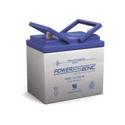 POWER SONIC PS-12330-NB3 Bateria 12V 33AH Para Respaldo Tecnologias AGM/VRLA 5 Anos Vida Util Terminales NB3 Reconocida UL