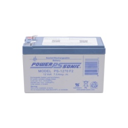 POWER SONIC PS-1270-F2 Bateria 12V 7AH Para Respaldo Tecnologias AGM/VRLA 5 Anos Vida Util Terminales F2 Reconocida UL