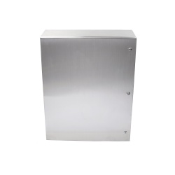 PRECISION PST-8010030-INOX-B Gabinete de Acero Inoxidable IP66 Uso en Intemperie (800 x 1000 x 300 mm) con Placa Interna Galvanizada.