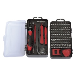 PRECISION PST-H020-04 Juego de Reparacion de Pantallas o Dispositivos Electronicos de Uso Fino con 115 piezas con Estuche de Almacenaje.