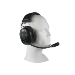 PRYME BTH-800-OHB Audifonos inalambricos Bluetooth con diadema rigida por arriba de la cabeza compatible con adaptadores PRYME BLU radio y dispositivos bluetooth con funcion de PTT y para contestar ce