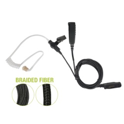PRYME SPM-2300-H8-BF Microfono De Solapa de 2 Cables De Fibra Trenzada Serie SPM2300BF Para HYTERA X1e/p & PD6XX