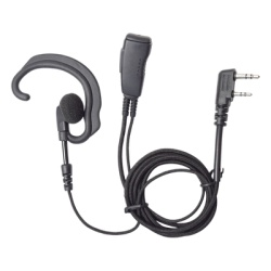 PRYME SPM-301-E-BF Microfono Audifono de Solapa Estilo Gancho / CABLE FIBRA TRENZADA KEVLAR ULTRA RESISTENTE Para KENWOOD Serie G/3230/2102G/2202L/2212L/2170/2360/2302/2312/2000/2402/NX220/NX240/TKD24