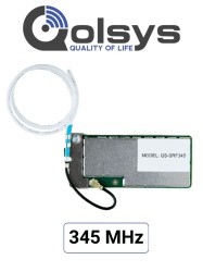 QOLSYS QLS1200003 Qolsys IQCard 345 MHz - Permite retomar instalaciones que utilizan sensores en 345MHz y actualizar el sistema con los nuevos paneles IQ panel de 4ta generacion