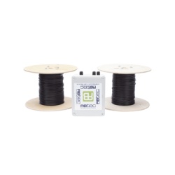 RBTEC MIC-2Z-500-V2 MICALERT Cable Sensor para Paredes barandales rejas rigidas / 2 zonas de 152 metros / 304 Metros de proteccion total/Tarjeta LPU400/Calibracion via software