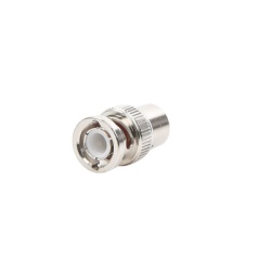 RF INDUSTRIES LTD RFB-1100-2 Conector BNC Macho de Rosca para Cable LP-142 RG-58/U RG-142/U Niquel Oro Delrin. .