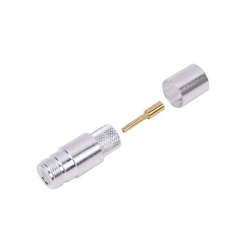 RF INDUSTRIES LTD RFN-1028-2L2 Conector N Hembra de Anillo Plegable para LP600 LMR-600 7977A CNT-600.