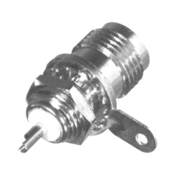 RF INDUSTRIES LTD RFT-1211-1-03 Conector TNC Hembra para Chasis Montaje Frontal D-Plano BeCu Soldable Niquel/ Oro/ Teflon.