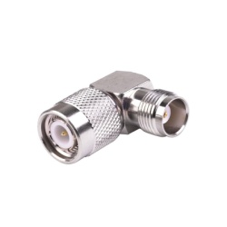RF INDUSTRIES LTD RFT-1227 Adaptador en Angulo Recto de Conector TNC Macho a TNC Hembra Niquel/ Oro/ Teflon.