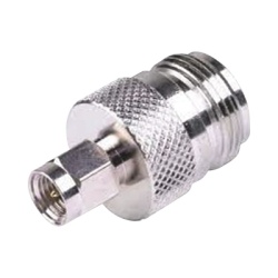RF INDUSTRIES LTD RSA-3452 Adaptador en Linea de Conector SMA Macho a N Hembra Niquel/ Oro/ Teflon.