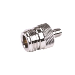 RF INDUSTRIES LTD RSA-3477 Adaptador en Linea de Conector SMA Hembra a N Hembra Niquel/ Oro/ Teflon.