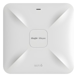 RUIJIE RG-RAP2260(G) Punto de Acceso Mesh Wi-Fi 6 para Interior se Instala en Techo o Pared hasta 512 Usuarios y 1.7 Gbps Doble Banda 802.11ax MU-MIMO 2x2