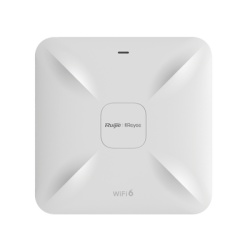 RUIJIE RG-RAP2260 Punto de Acceso Mesh Wi-Fi 6 para Interior se Instala en Techo o Pared hasta 512 Usuarios y 2.97 Gbps Doble Banda 802.11ax MU-MIMO 2x2