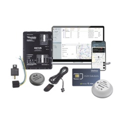 RUPTELA HCV5KITMAG2 Kit de Localizador 4G LTE / 1 BLUEPUCKMAGKIT + 1 MICSIM25GPS y datos por 1 ano + 1 EPCOMGPSMENSUAL + RELAY + Boton SOS