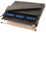 SAXXON TCE337024 SAXXON APP1118PORT - Panel de distribucion de fibra / 18 Puertos / 1 Unidad de rack / 19 Pulgadas / Color negro