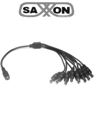 SAXXON TVN017010 SAXXON PSUWB10 - Divisor de Energia para 8 Camaras/ 1 Conector Hembra 8 Conectores Macho/ 2.1 mm/