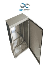 SBE TECH SBT0420006 SBE TECH SBE-604020 - Gabinete metalico 600x400x200 mm par uso exterior IP65 NEMA 4
