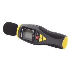 SDI DB-02 Medidor de Decibeles Profesional / Rango 40-130 dB en 4 Escalas / Precision Â±2 dB / Cumple NFPA 72 y ANSI S1.4 / LCD 4 Digitos con Max/Min Hold / Microfono Condensador Electret Â½ Pulgada