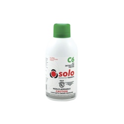SDI SOLO-C6 Lata De Gas De Monoxido De Carbono (CO) Genuino Para Prueba De Detectores De CO Uso Manual o En Dispensadores SOLO-330/SOLO-332 Listado UL