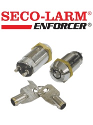 SECO-LARM SEC1220009 Seco-Larm SS-095-1H1 - Interruptor de bloqueo de llave tubular