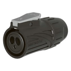 SEETRONIC SAC3MG Conector de Alimentacion | Nucleo de 3 capas | Carcasa de zinc | Proteccion RF | Contactos dorados | Alta resistencia | Carcasa PA66 | Resistencia a presion | 20A RMS | Proteccion IP6
