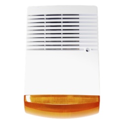 SFIRE SF-1A Sirena Estrobo para Exterior / 120 dB / IP65 / Luz Estroboscópica 12 VDC / Anti-Sabotaje