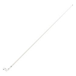 SHAKESPEARE 5206-N Antena Marina VHF de Fibra de Vidrio / Para Uso en Embarcaciones / Ganancia de 6 dB / 50 Watts / Base de Nylon