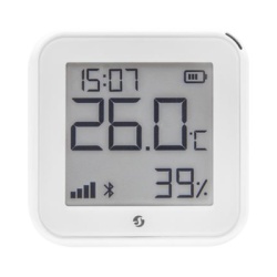 SHELLY SHELLYHTGEN3 Pantalla Sensor de temperatura y humedad inteligente e inalambrico integrable a la App de Shelly.