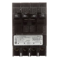 SIEMENS Q22050CT2 Interruptor automatico CUADRUPLEX enchufable tipo QT 2 polos dobles 20-50 amp