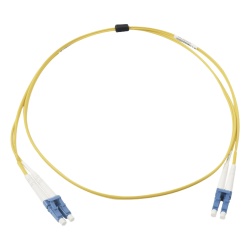 SIEMON FJ2-LCULCUL-05 Jumper de Fibra Optica Monomodo (OS2) XGLO Riser LC/UPC-LC/UPC Duplex OFNR Color Amarillo 5 Metros (16.40 Pies)