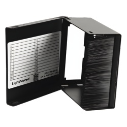 SIEMON LVW-M1-01 FIBER ENCLOSURE LIGHTVERSE WALL MOUNT FIXED ACCESS 1 OPENING BLACK