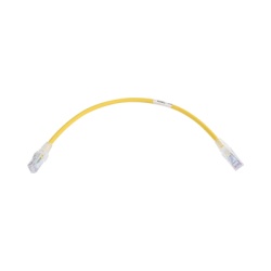 SIEMON MC6-01-05 Patch Cord MC6 Modular Cat6 UTP CM/LS0H 0.3 Metros (1 Pie) Color Amarillo