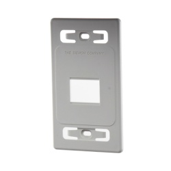 SIEMON MX-FP-S-02-02 Placa de Pared Modular MAX de 2 Salidas Color Blanco
