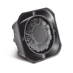 SIGNALPRO SP100 Bocina Compacta de Uso Rudo 100 Watts de Potencia Ideal Para Vehiculos de Encubierto Montaje Universal 11 Ohms de Impedancia