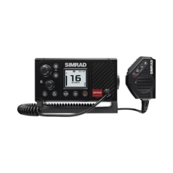 SIMRAD 000-14491-001 Radio Marina RS20S / Pantalla Alta Visibilidad con Modo Noche / Clase D DSC Aprobado / Receptor GPS Integrado / Conectividad NMEA 2000 / Microfono de 4 Botones / Instalacion Brack